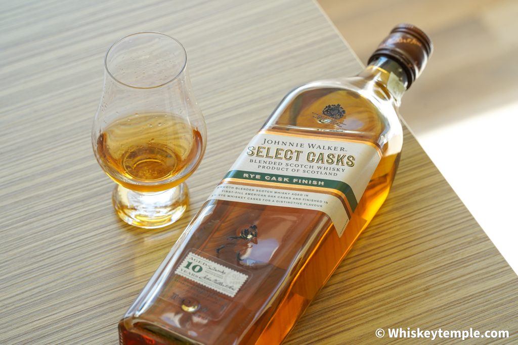 Johnnie Walker 10 years old select cask rye cask finish blended scotch reviews Whiskeytemple бленд Джони Уокър синьо джони храм на уискито