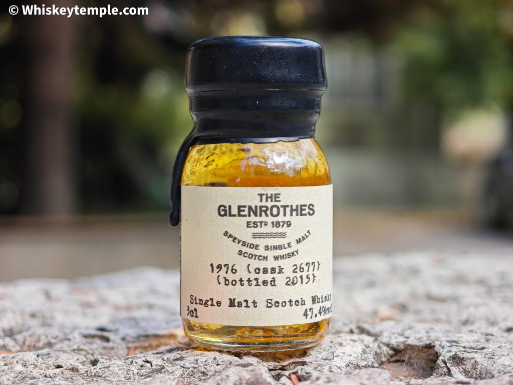 Glenrothes 1976 single cask #2677 review Whiskeytemple малцово уиски Гленротъс цена храм на уискито макалън master of malt