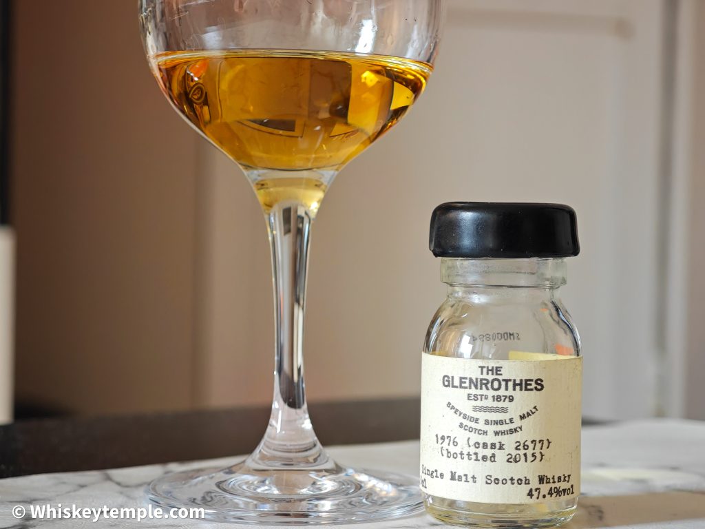 Glenrothes 1976 single cask #2677 review Whiskeytemple малцово уиски Гленротъс цена храм на уискито макалън master of malt